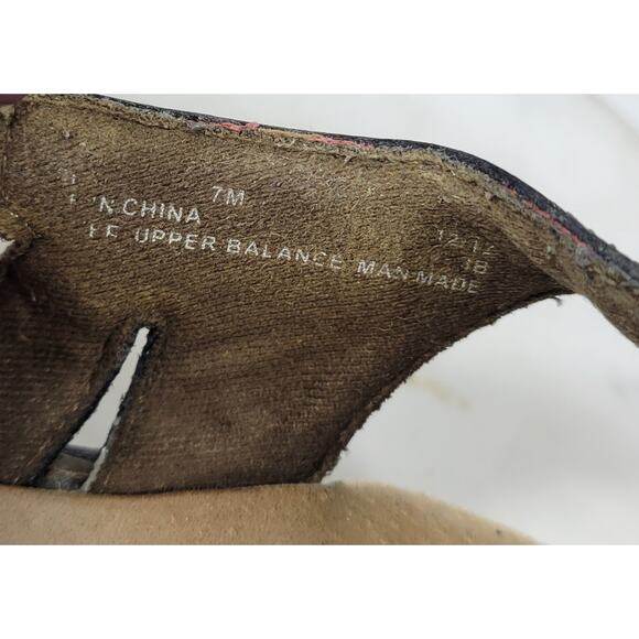 Clarks Bendables Leather Sandals Womens 7 Gold Metallic Slingback Closed Toe - Picture 10 of 13